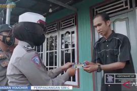 Satlantas berikan voucher gratis perpanjangan SIM C warga tidak mampu