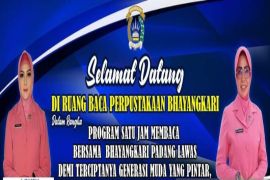 Wujudkan masyarakat cerdas, Bhayangkari Palas buka ruang literasi di Perpustakaan Mapolsek Barumun