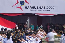 Kemenhub  gelar upacara Harhubnas 2022 perdana di luar Jawa