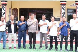 PWI Simalungun audensi ke Polres Simalungun