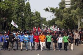 Unjuk Rasa Buruh Di Bogor