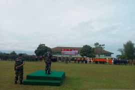 Tim gabungan dari TNI, Polri, dan ASN di Sukabumi antisipasi bencana banjir dan longsor