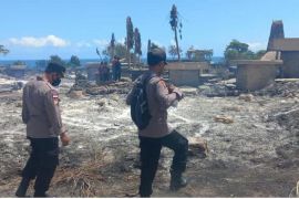 Polisi selidiki penyebab kebakaran kampung adat di Pulau Sumba