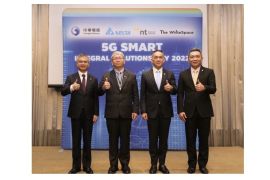 Chunghwa Telecom announced the success of its 5G private network deployment project for DELTA Thailand with joint efforts of National Telecom Thailand and The White Space