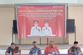 Kesbangpol Kaltara gelar Sosialisasi Pendidikan Politik di Tanjung Palas Timur