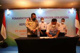 KAI Madiun dan Polda Jatim bersinergi wujudkan pengamanan aset