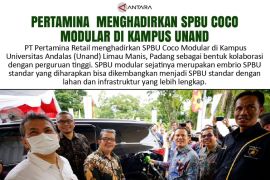 Pertamina Menghadirkan SPBU Coco Modular di Kampus Unand