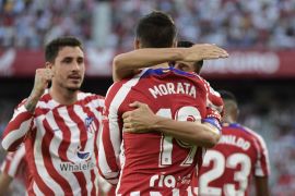 Liga Spanyol - Atletico perdaya Sevilla 2-0