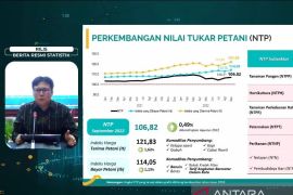 Farmer's exchange rate records increase in September 2022: BPS