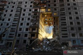 Putin sebut gempuran massal di Ukraina balasan serangan jembatan Krimea