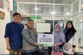 RSU SUFINA AZIZ percayakan dana sosial Rp47 juta ke Dompet Dhuafa Waspada