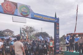 Puncak HUT TNI, Kodim Inhu gelar kemeriahan di Danau Raja