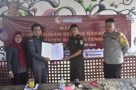 Bawaslu Kabupaten Bangka Tengah bentuk sentra gakkumdu Pemilu 2024