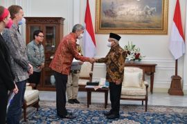 Wapres Ma'ruf Amin terima Duta Besar AS Sung Yong Kim