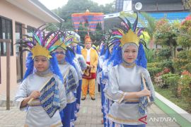 SMAN 1 Kandangan gelar karya bertema kearifan lokal P5