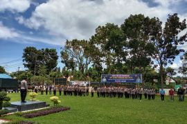 Polres Agam gelar simulasi Sispamkota antisipasi unjuk rasa