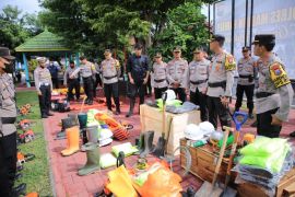 Kapolres Madiun instruksikan Bhabinkamtibmas siaga bencana