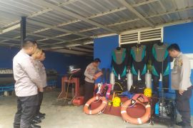 Polair Bangka Barat lakukan persiapan penanganan bencana