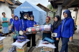 PAN Balangan sigap bantu korban kebakaran di Mantimin