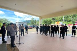 Polres KKU gelar apel pelepasan pasukan pengamanan Pilkades