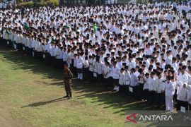 Upacara peringatan Hari Santri di Jombang