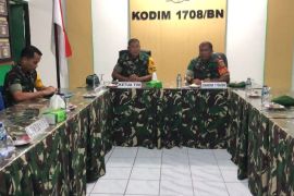 Tim Wasev Mabesad evaluasi TMMD ke-115 di Kabupaten Biak Numfor