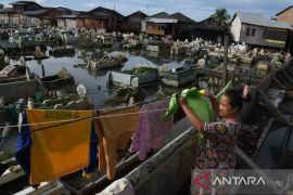 Banjir rob di Bagan Deli, Belawan