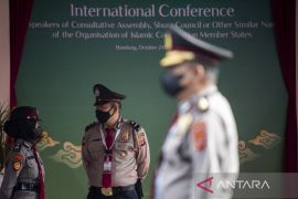 Pengamanan pertemuan Internasional Pimpinan MPR OKI