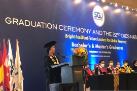 Swiss German University wisuda 259 magister dan sarjana