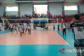 Bekasi tundukan Kota Bandung dalam voli putra Porprov Jabar 2022