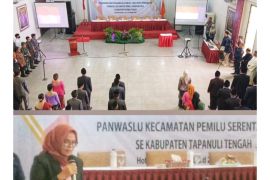 60 anggota Panwaslu se-Tapteng dilantik, Pj bupati tegaskan profesionalisme