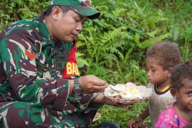 Danrem Sorong tinjau program 'Babinsa masuk dapur' di Distrik Makbon