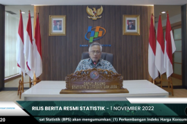 BPS catat deflasi 0,11 persen pada Oktober 2022