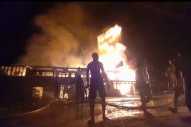 Polres Sanggau selidiki penyebab kebakaran delapan ruko di Sekayam