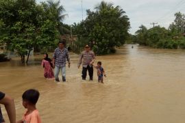 Banjir melanda dua kecamatan di Langkat