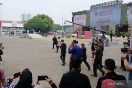 Presiden Jokowi tiba di JIExpo hadiri Indo Defence 2022