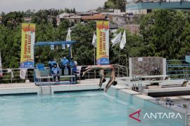 Loncat indah Kabupaten Bekasi raih satu medali emas Porprov Jabar