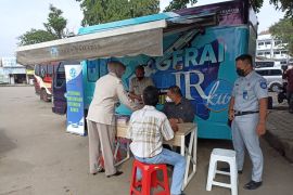 Jasa Raharja Banten gelar pengobatan gratis bersama Bidokkes Polda Banten