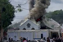 Kebakaran Gedung Pusat Kebudayaan Di Sawahlunto