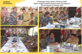 Bupati Kotabaru sambut rombongan TNI AL