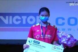 Han Yue tampil sebagai juara Jerman Open 2022