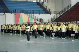 Lepas kontingen Inhil untuk Porprov X, Bupati janjikan bonus Rp1,5 miliar