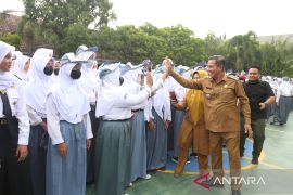 Pemkot Serang gelar apel pembinaan siswa antisipasi anarkisme