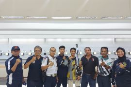 Purwakarta berhasil raih dua medali emas dari cabor Menembak Porprov Jabar