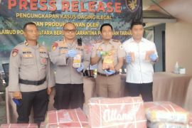 Polairud Polda Kaltara menggagalkan peredaran daging dari Malaysia