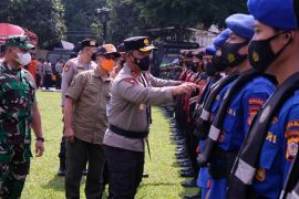 Polda DIY menggelar apel kesiapsiagaan hadapi bencana alam