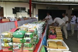 Pemusnahan Barang Bukti Narkoba Polda Lampung