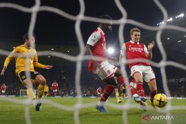 Arsenal tertahan 2-2 di markas Wolves, gagal menjauh dari City
