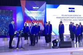 AHY lantik 38 ketua DPC Partai Demokrat se-Jatim
