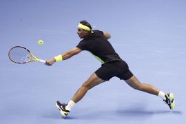 Rafael Nadal harus kembali menelan kekalahan pada babak penyisihan grup ATP Finals